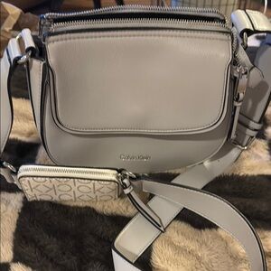 Calvin Klein Gray Crossbody Bag